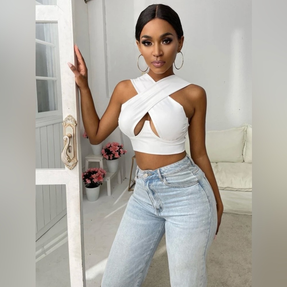 SHEIN® white top (SMALL)